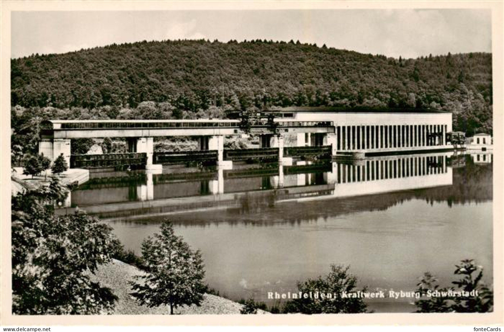 13949463 Rheinfelden_AG Kraftwerk Ryburg-Schwoerstadt - Sonstige & Ohne Zuordnung