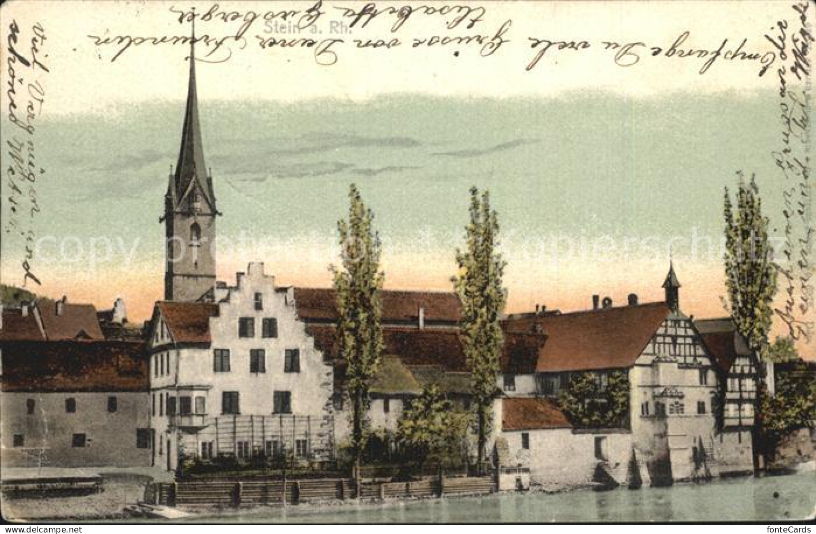 12471173 Stein Rhein Stadtansicht Stein Am Rhein - Andere & Zonder Classificatie