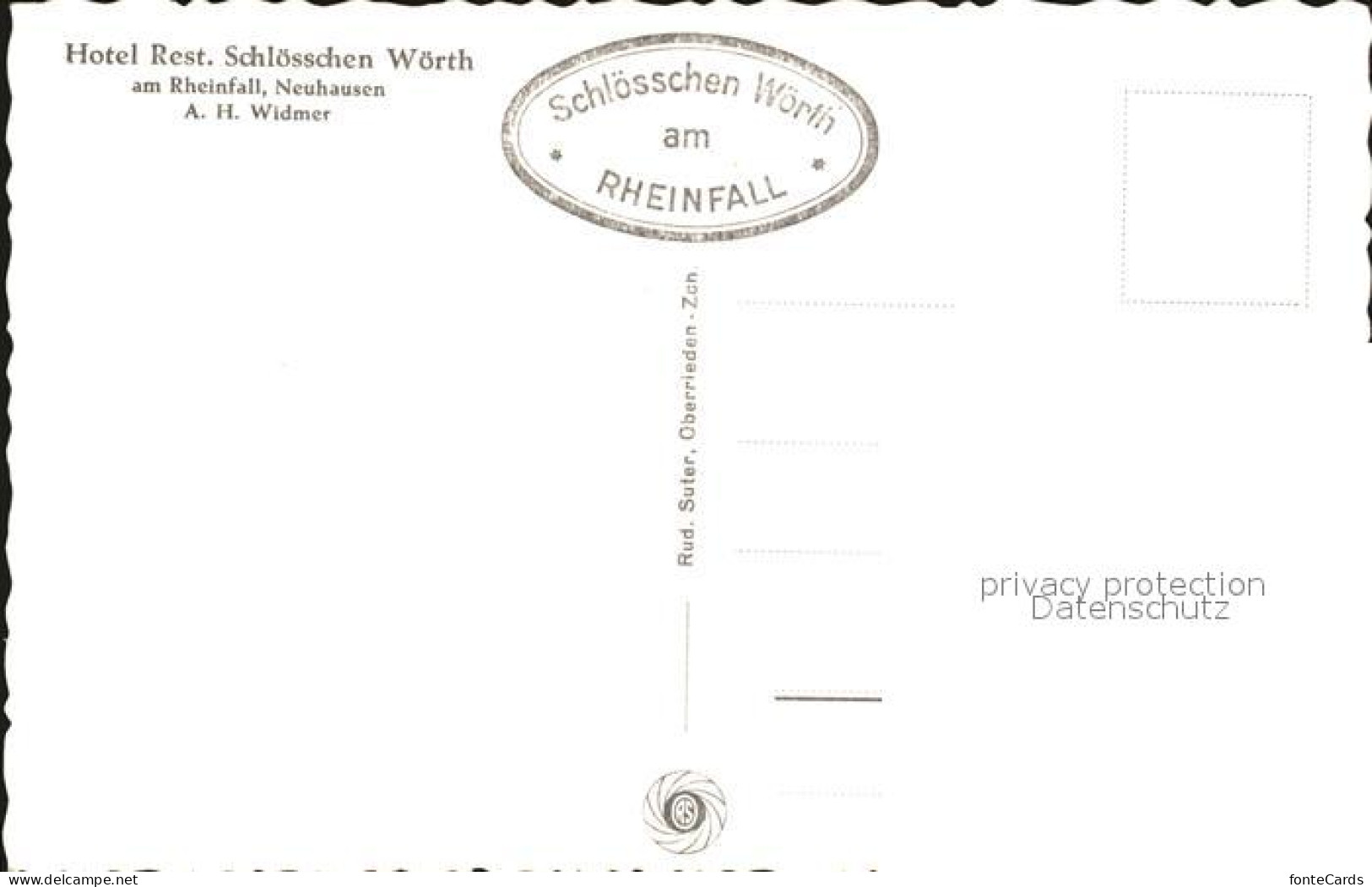 12471150 Neuhausen Rheinfall Hotel Schloesschen Woerth Schaffhausen - Altri & Non Classificati