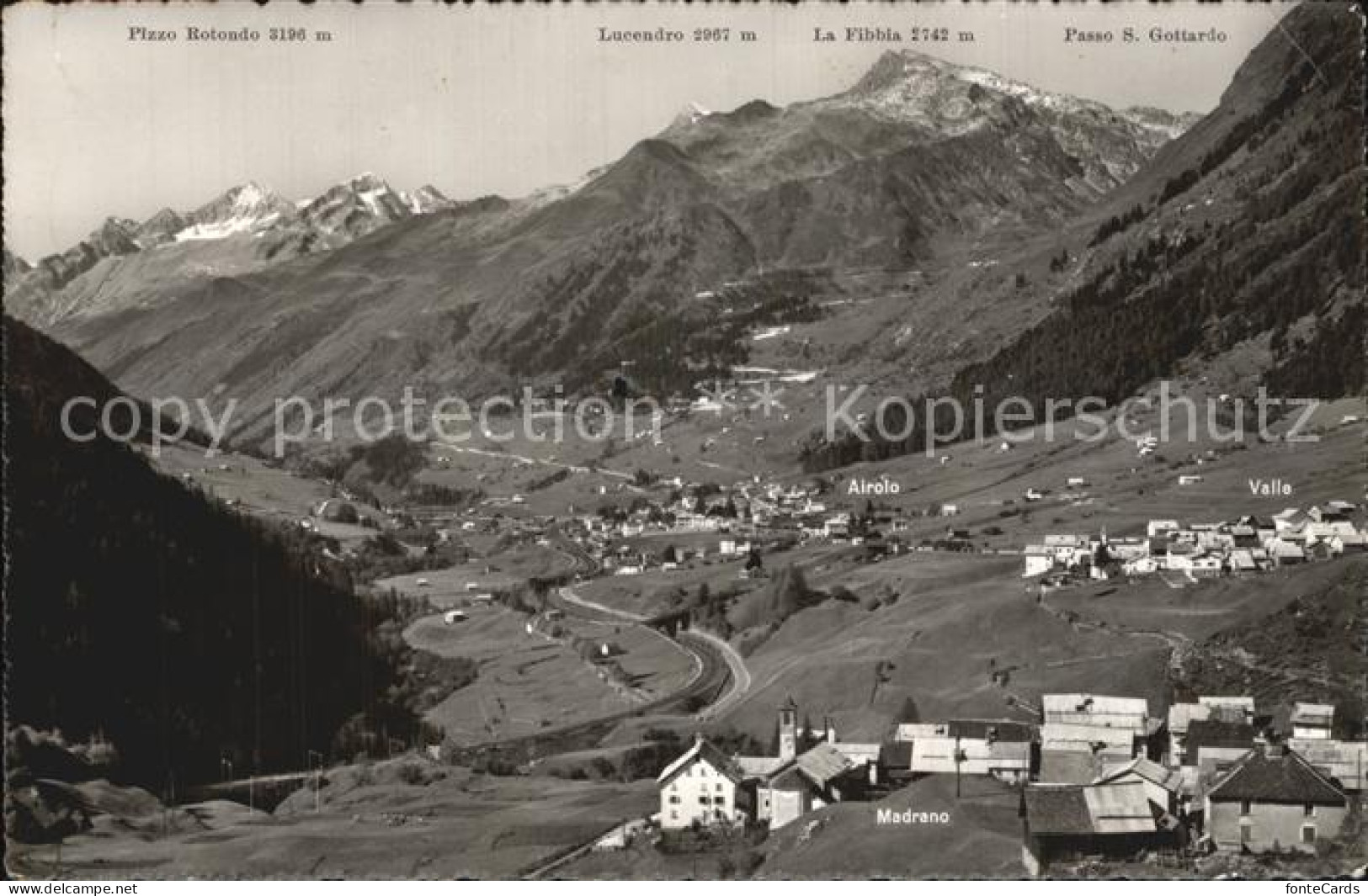 12471121 Airolo Panorama Airolo - Andere & Zonder Classificatie