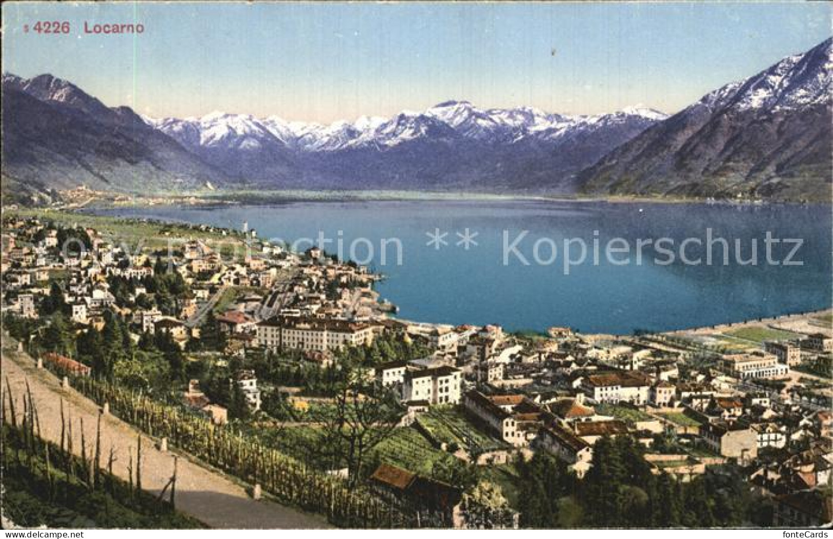 12471108 Locarno TI Panorama  - Andere & Zonder Classificatie