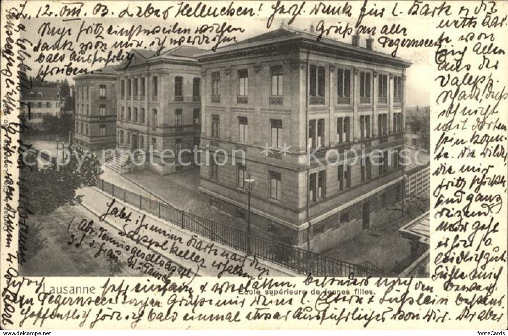 12467912 Lausanne VD Ecole Superieure De Leunes Fillies Lausanne VD - Other & Unclassified