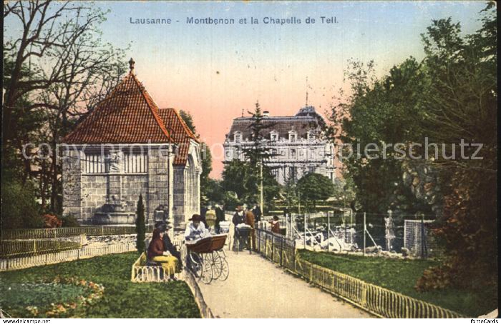 12467888 Lausanne VD Montbenon Chapelle Tell Lausanne VD - Other & Unclassified