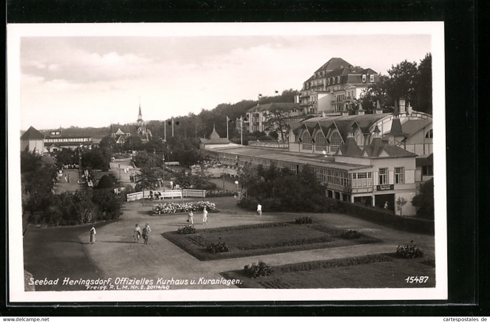 AK Heringsdorf, Offizielles Kurhaus U. Kuranlagen  - Andere & Zonder Classificatie