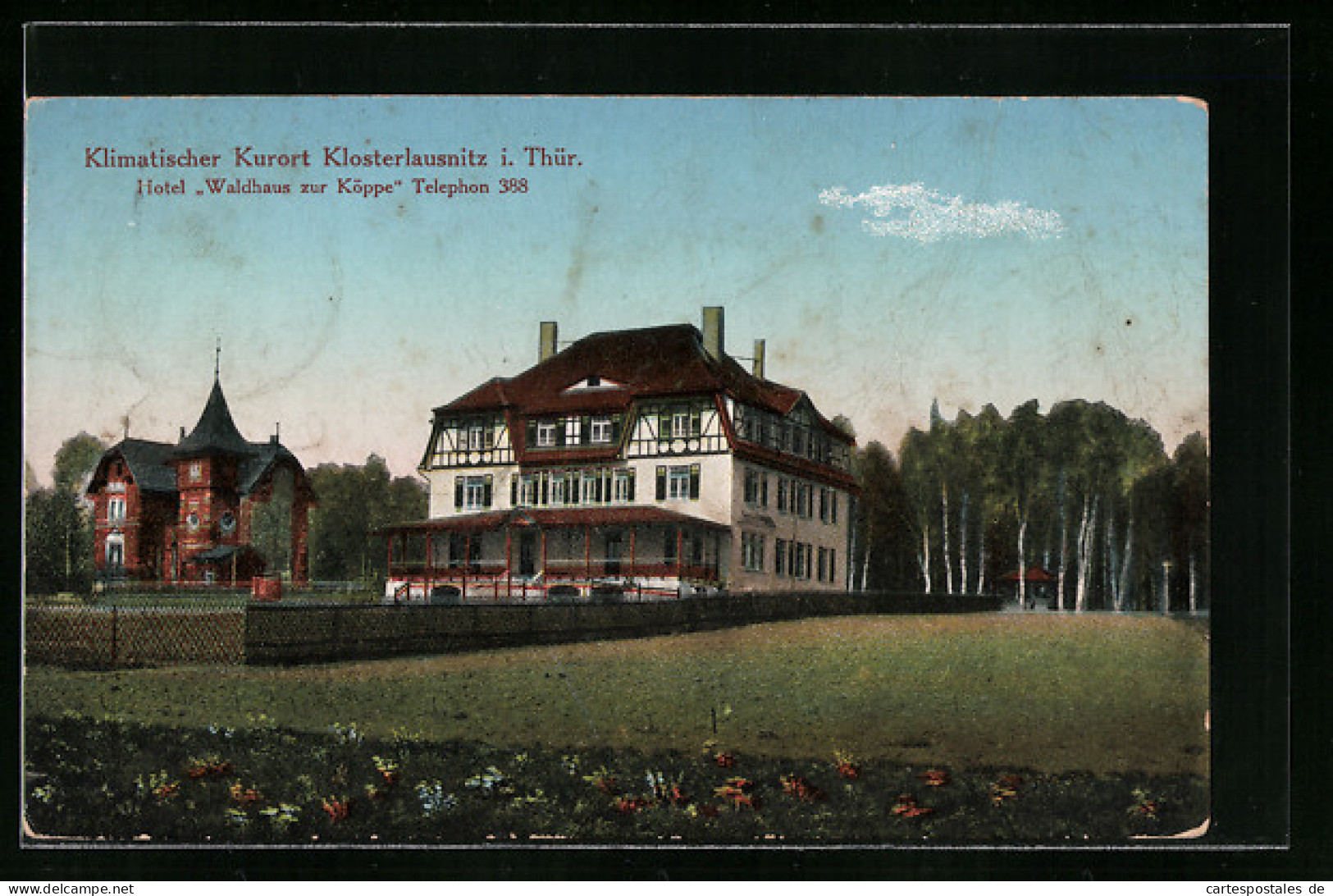 AK Klosterlausnitz I. Thür., Hotel Waldhaus Zur Köppe  - Bad Klosterlausnitz