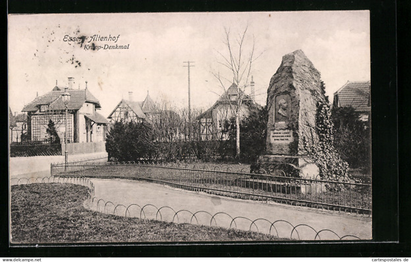 AK Essen-Altenhof, Krupp Denkmal Mit Wohnhaus  - Essen