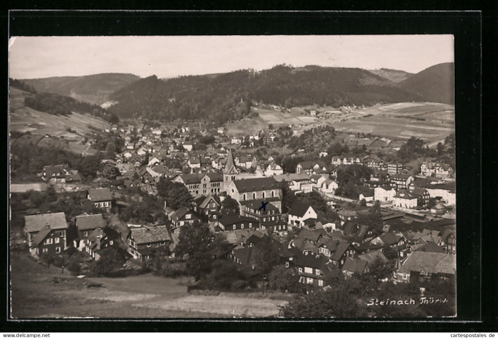 AK Steinach /Thür., Ortsansicht Aus Der Vogelschau  - Andere & Zonder Classificatie