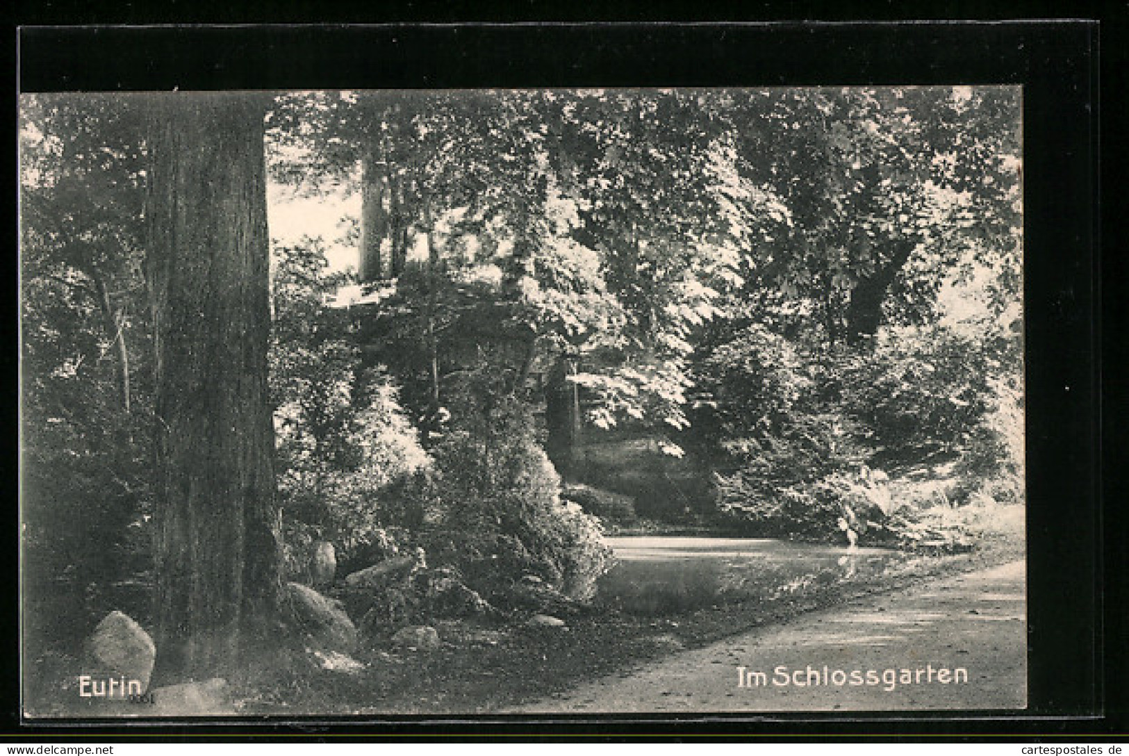 AK Eutin, Im Schlossgarten  - Eutin