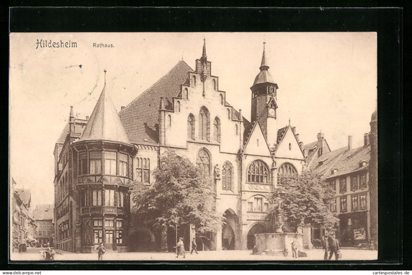 AK Hildesheim, Partie Am Rathaus  - Hildesheim