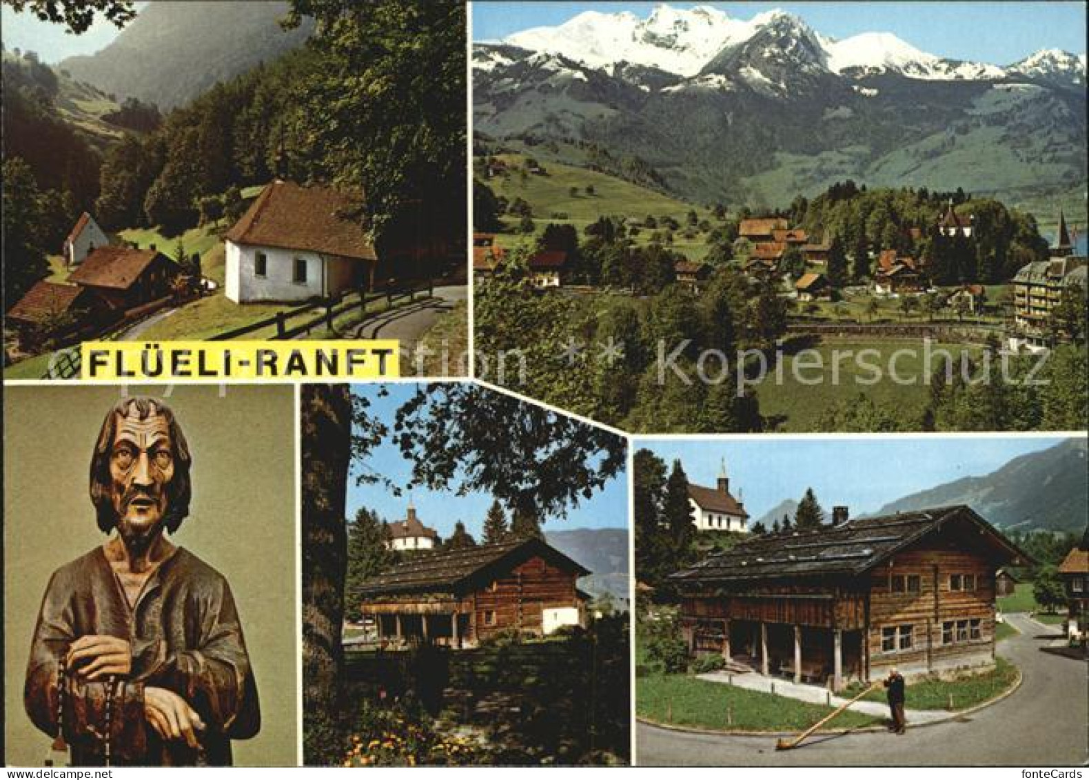 12467200 Ranft Flueeli Bruder Klaus Wohnhaus Geburtshaus Alpenpanorama Ranft Flu - Altri & Non Classificati