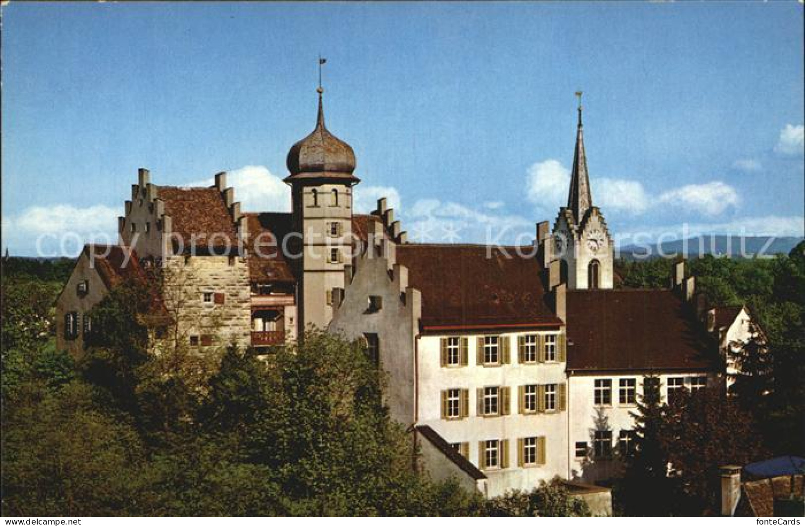 12467160 Buerglen TG Schloss Und Evangelische Kirche Buerglen TG - Other & Unclassified