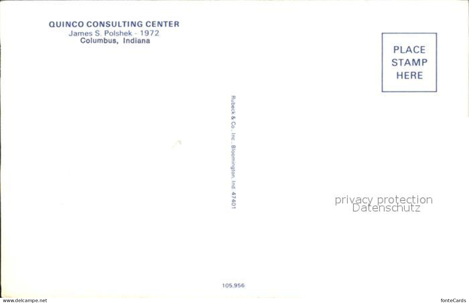 12466749 Columbus_Indiana Quinco Consulting Center Zeichnung - Autres & Non Classés