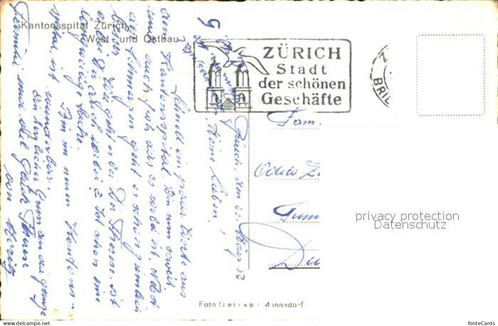 12466404 Zuerich ZH Kantonsspital West Und Ostbau Zuerich - Andere & Zonder Classificatie
