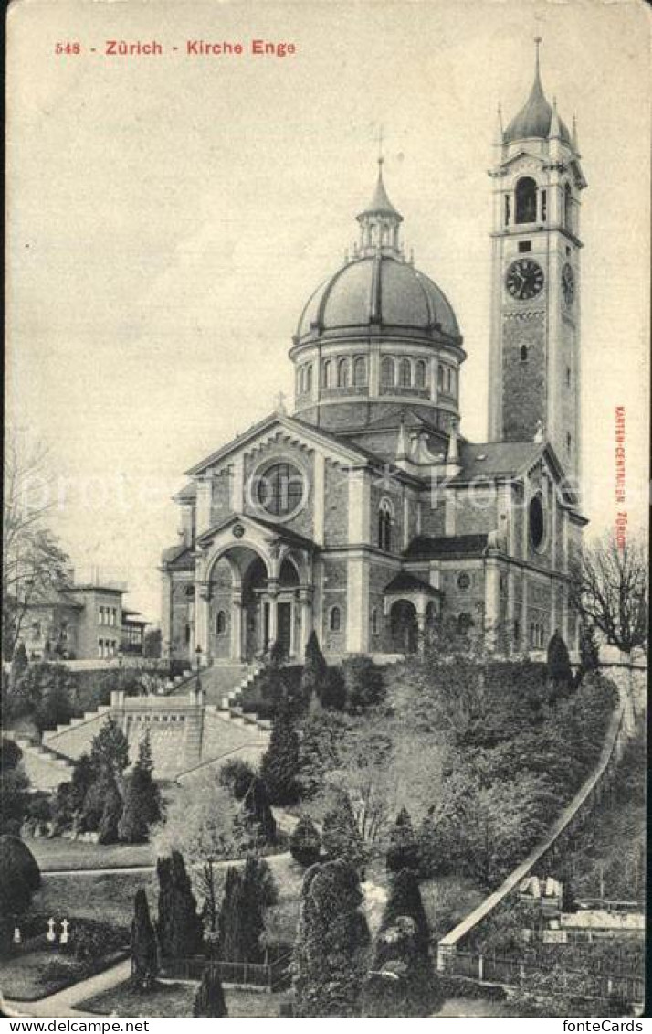 12466332 Zuerich ZH Kirche Enge Zuerich - Altri & Non Classificati