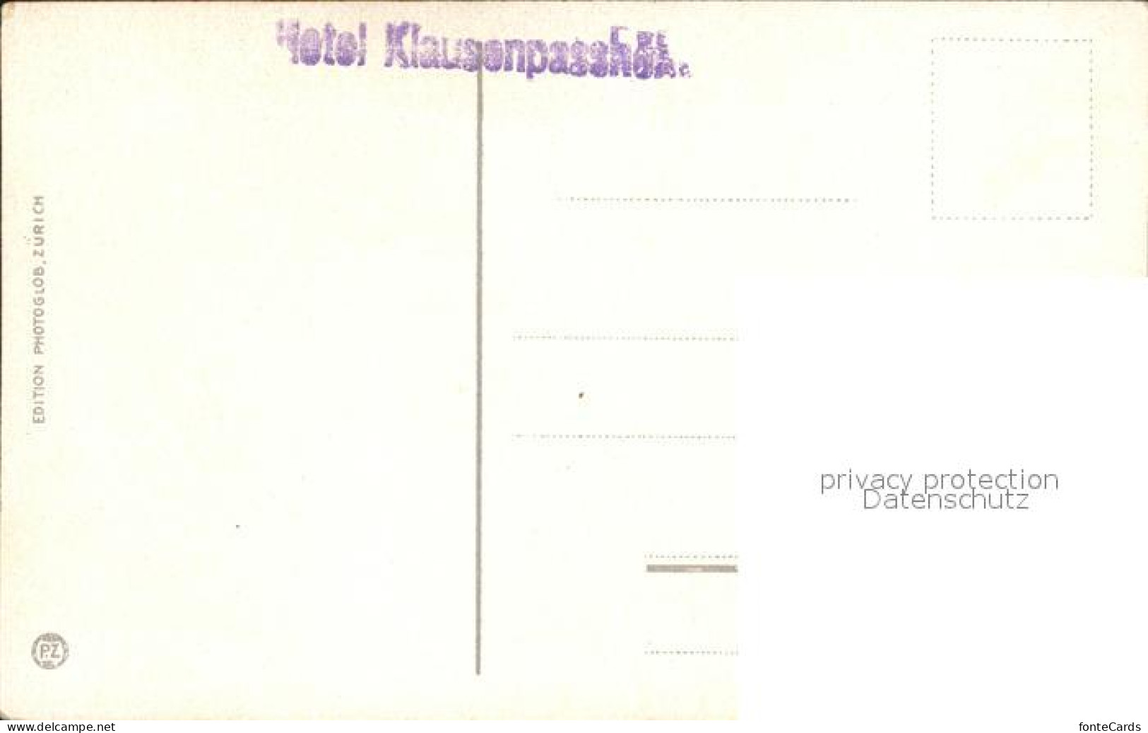 12466322 Klausenstrasse Hotel Klausen Passhoehe Klausenstrasse - Andere & Zonder Classificatie