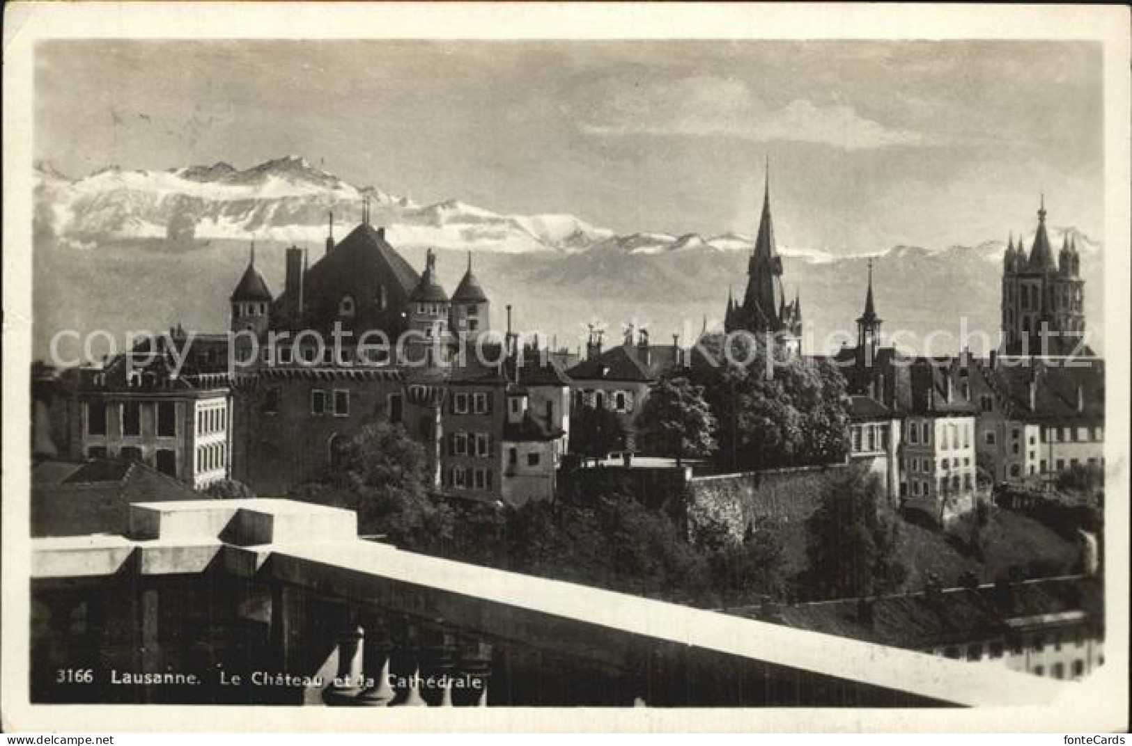 12463520 Lausanne VD Chateau Cathedrale Alpes Lausanne - Other & Unclassified