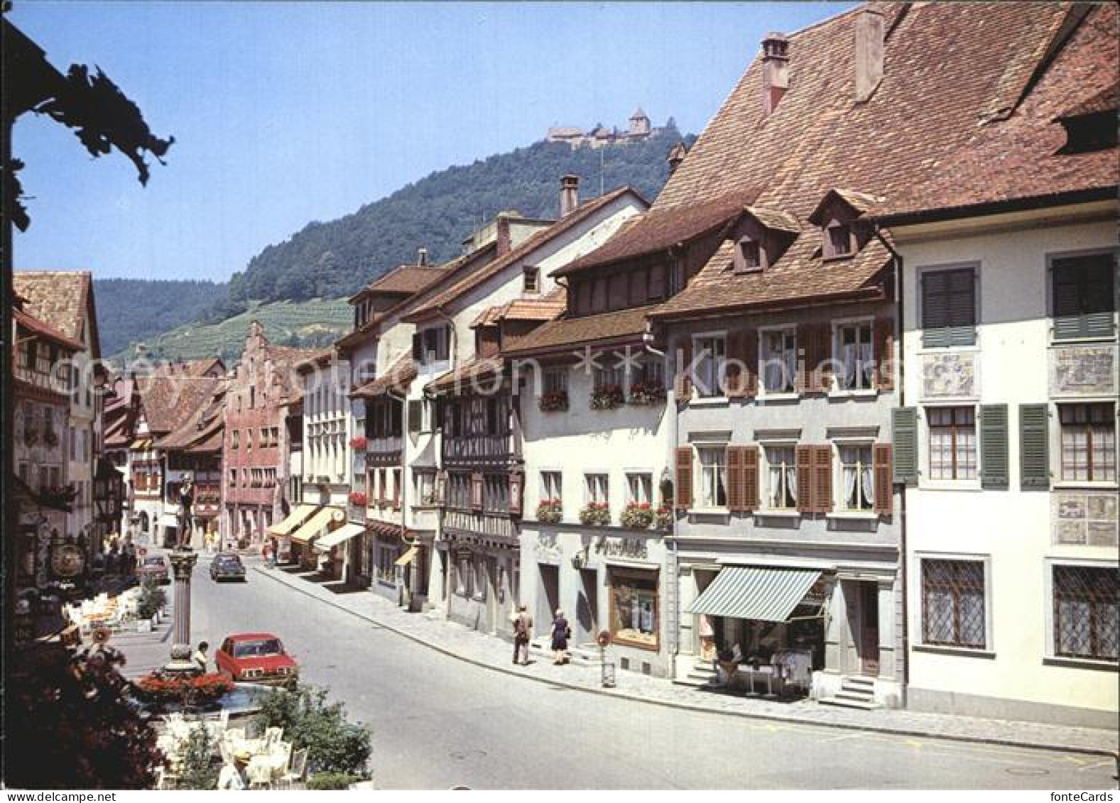 12461562 Stein Rhein Hauptstrasse Stadtbrunnen Burg Hohenklingen Stein Am Rhein - Altri & Non Classificati