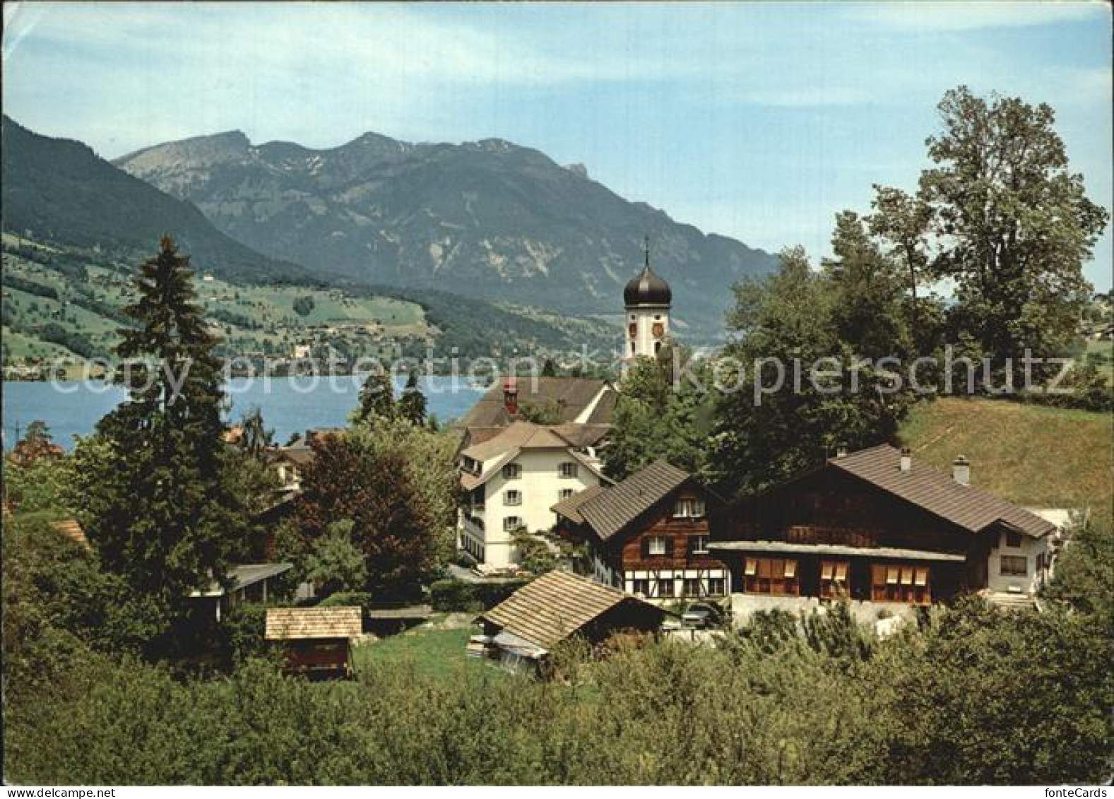 12461103 Sachseln OW Mit Pilatus Und Hotel Kreuz Sachseln - Altri & Non Classificati