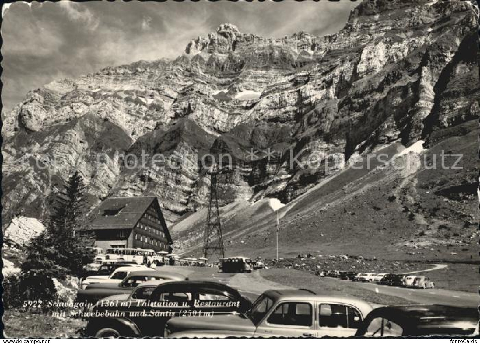 12461091 Schwaegalp AR Saentisschwebebahn Saentis Schwaegalp - Andere & Zonder Classificatie