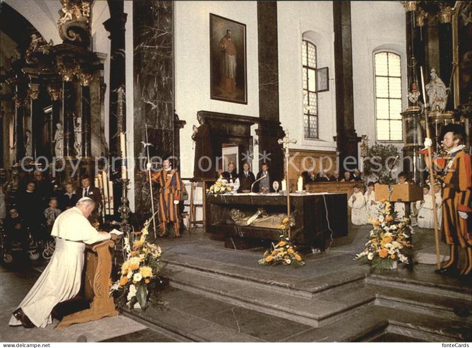 12459681 Sachseln OW Pfarrkirche Papst Johannes Paul II Bei Bruder Klaus Sachsel - Altri & Non Classificati