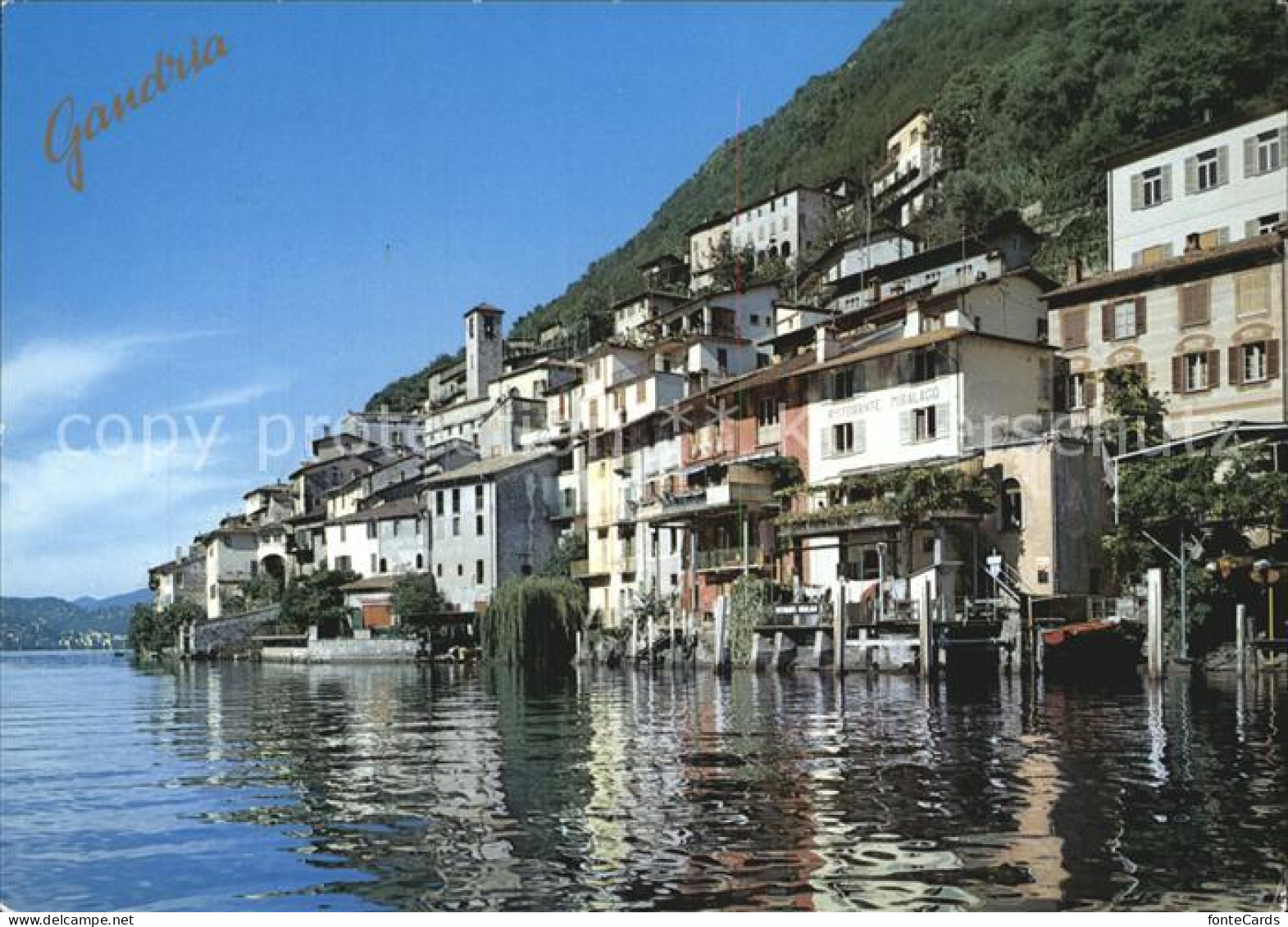 12459663 Gandria Lago Di Lugano Ortsansicht Gandria - Sonstige & Ohne Zuordnung