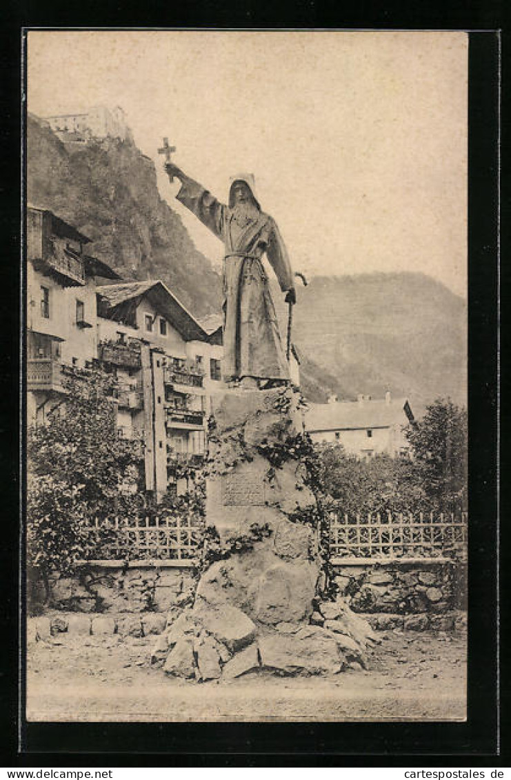 Cartolina Klausen, Haspinger Denkmal, Enthüllt Am 6.9.1908  - Andere & Zonder Classificatie