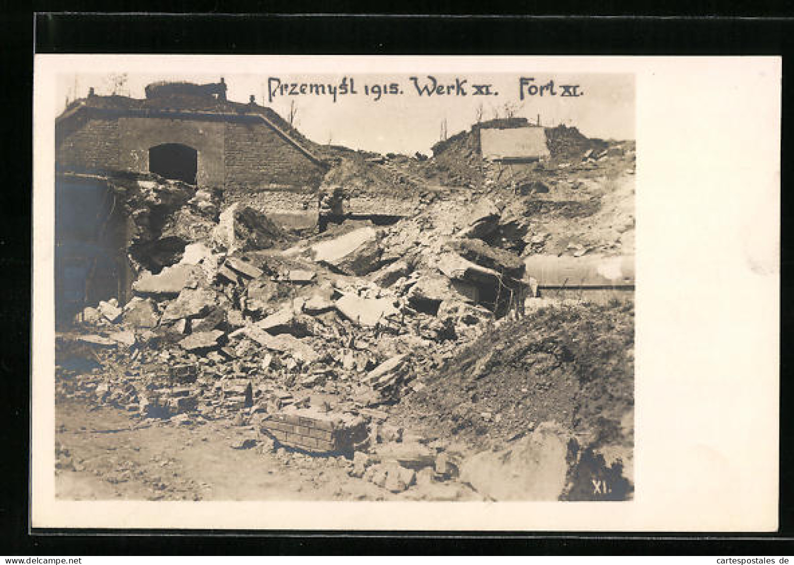 AK Przemysl, Zerstörtes Werk XI Im Fort XI Im Jahr 1915  - Polonia