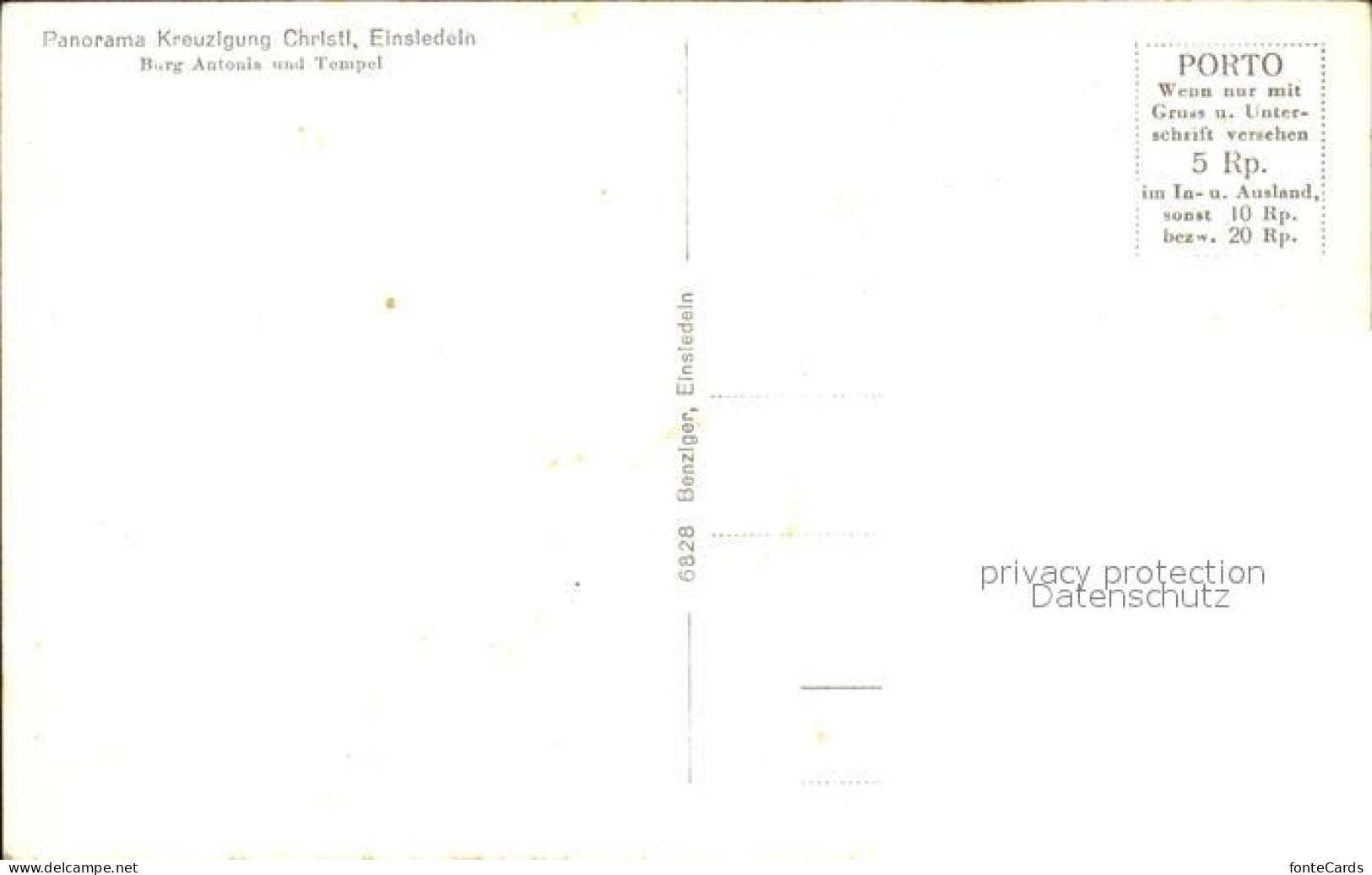12459582 Einsiedeln SZ Panorama Kreuzigung Christi Tempel Einsiedeln - Andere & Zonder Classificatie