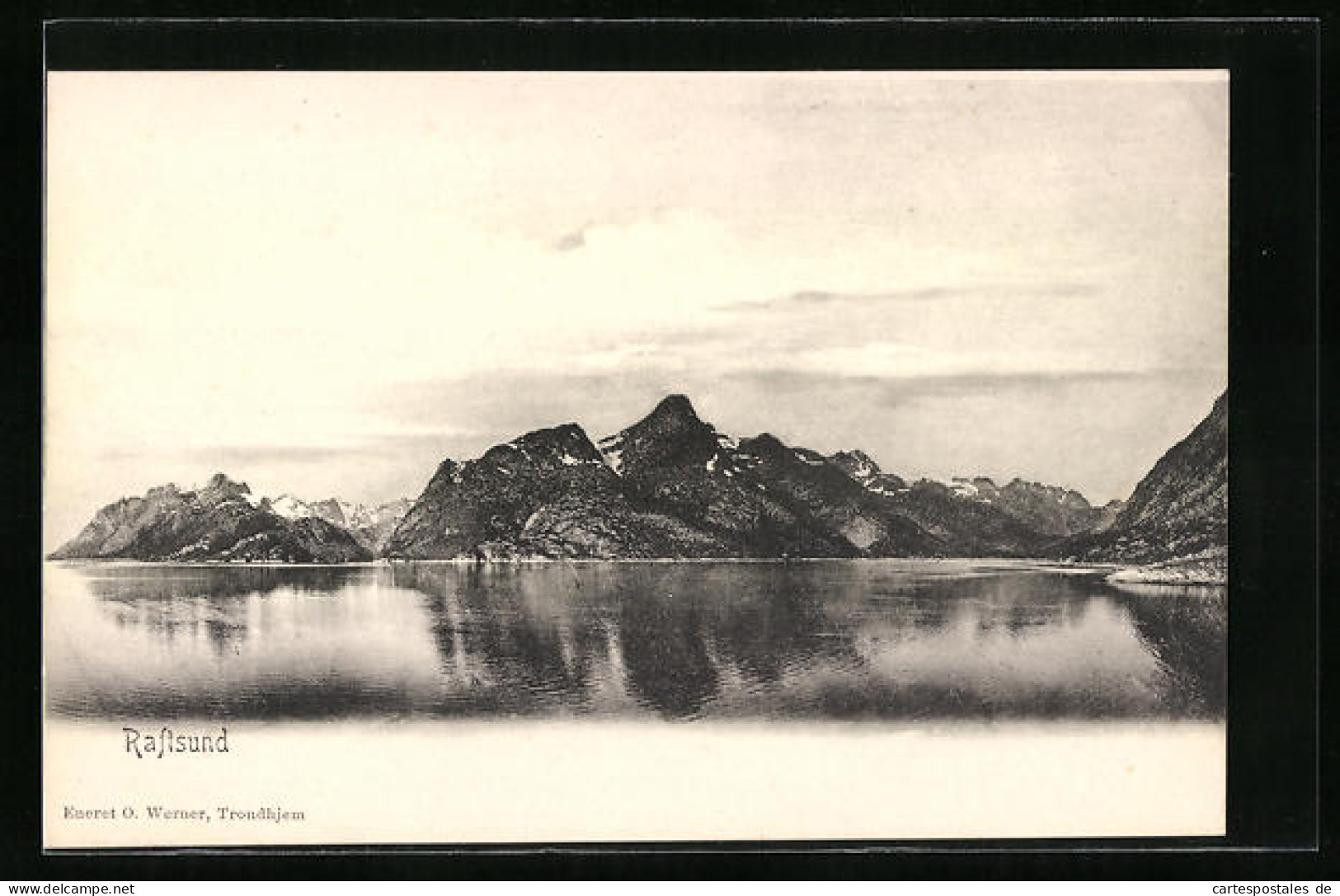 AK Raftsund, Panorama Der Berge Am Wasser  - Norway