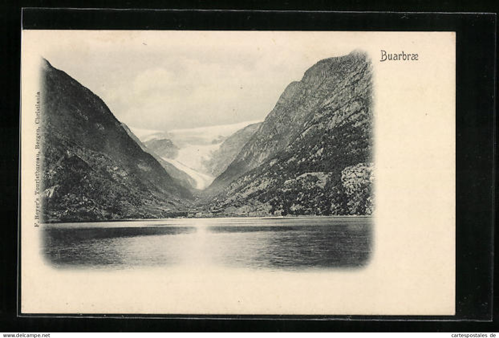 AK Buarbrae, Ortsansicht Aus Der Ferne Vom Wasser  - Norway