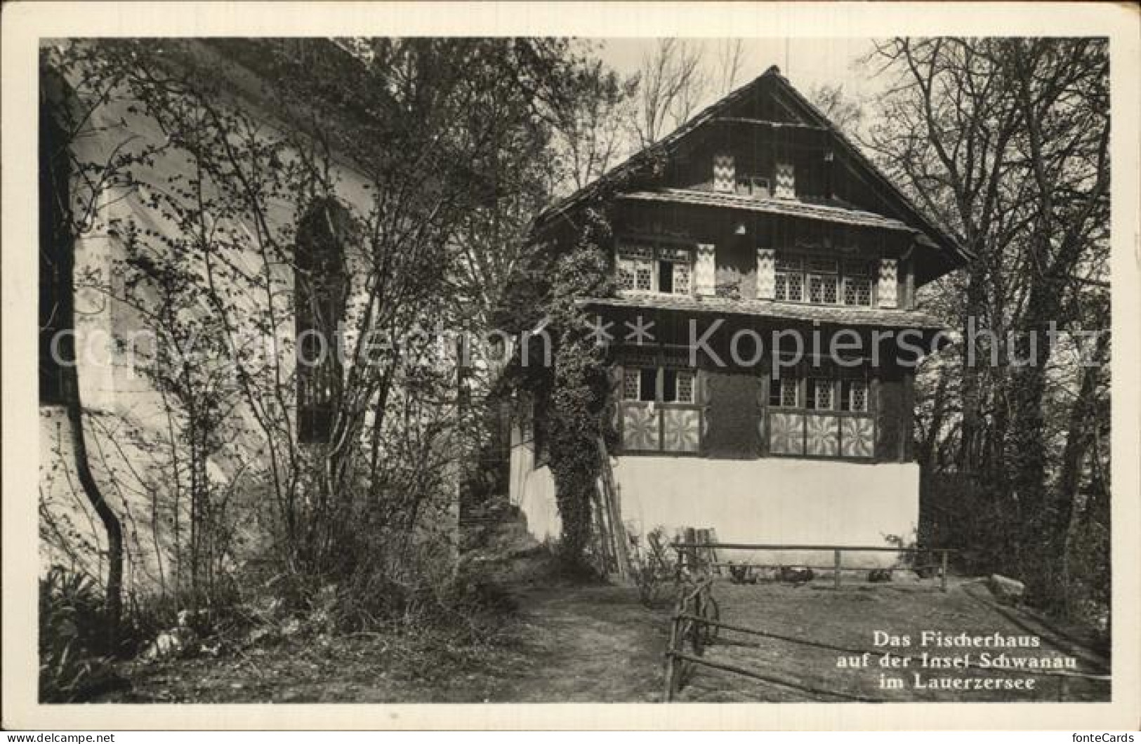 12459532 Insel Schwanau Fischerhaus Lauerzersee Lauerz - Andere & Zonder Classificatie