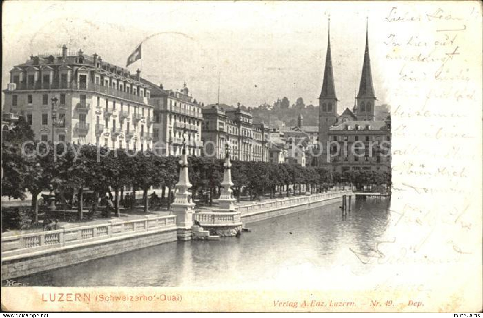 12459510 Luzern LU Schweizerhofquai Luzern - Autres & Non Classés