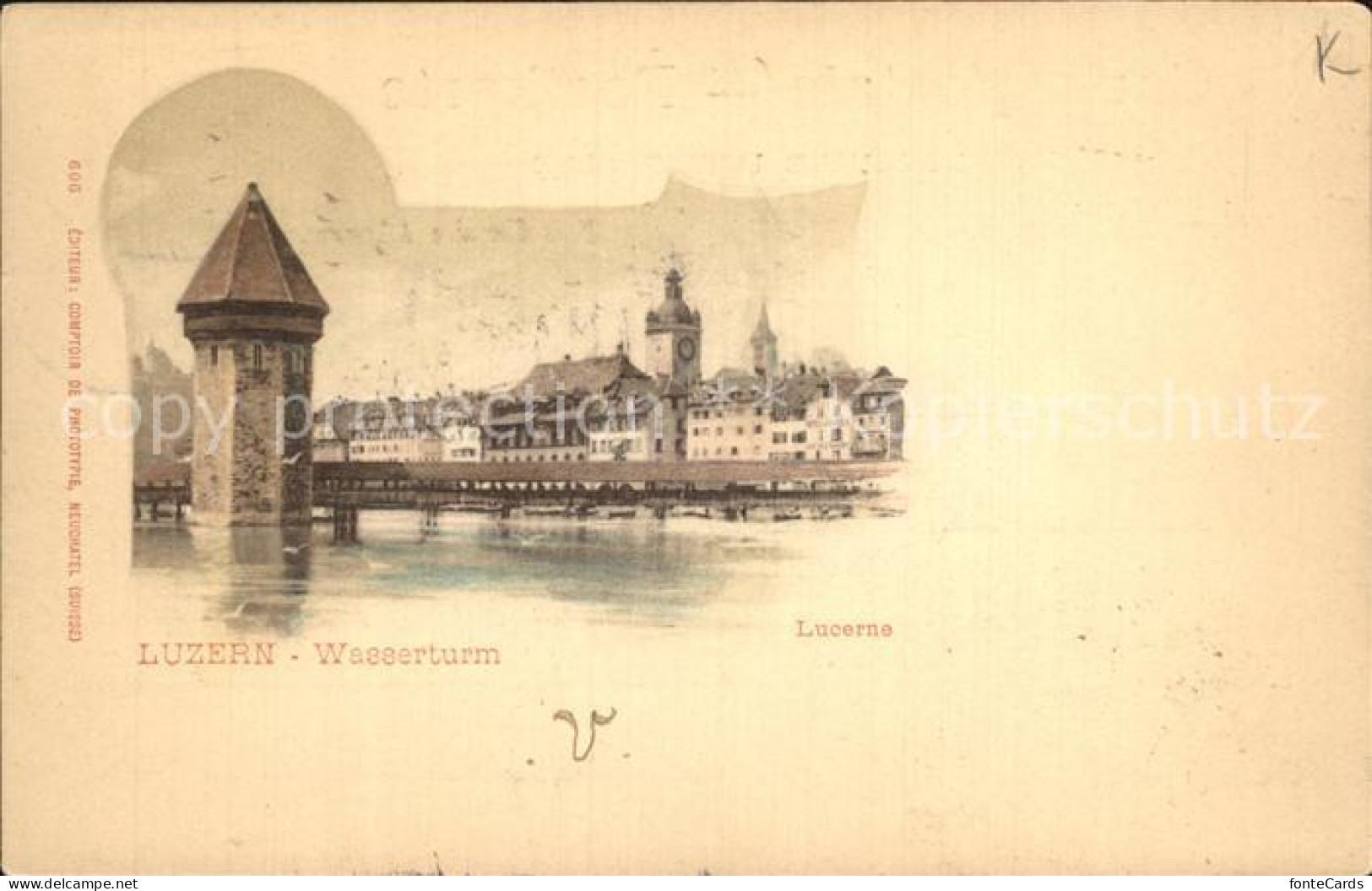 12459498 Luzern LU Wasserturm Luzern - Autres & Non Classés