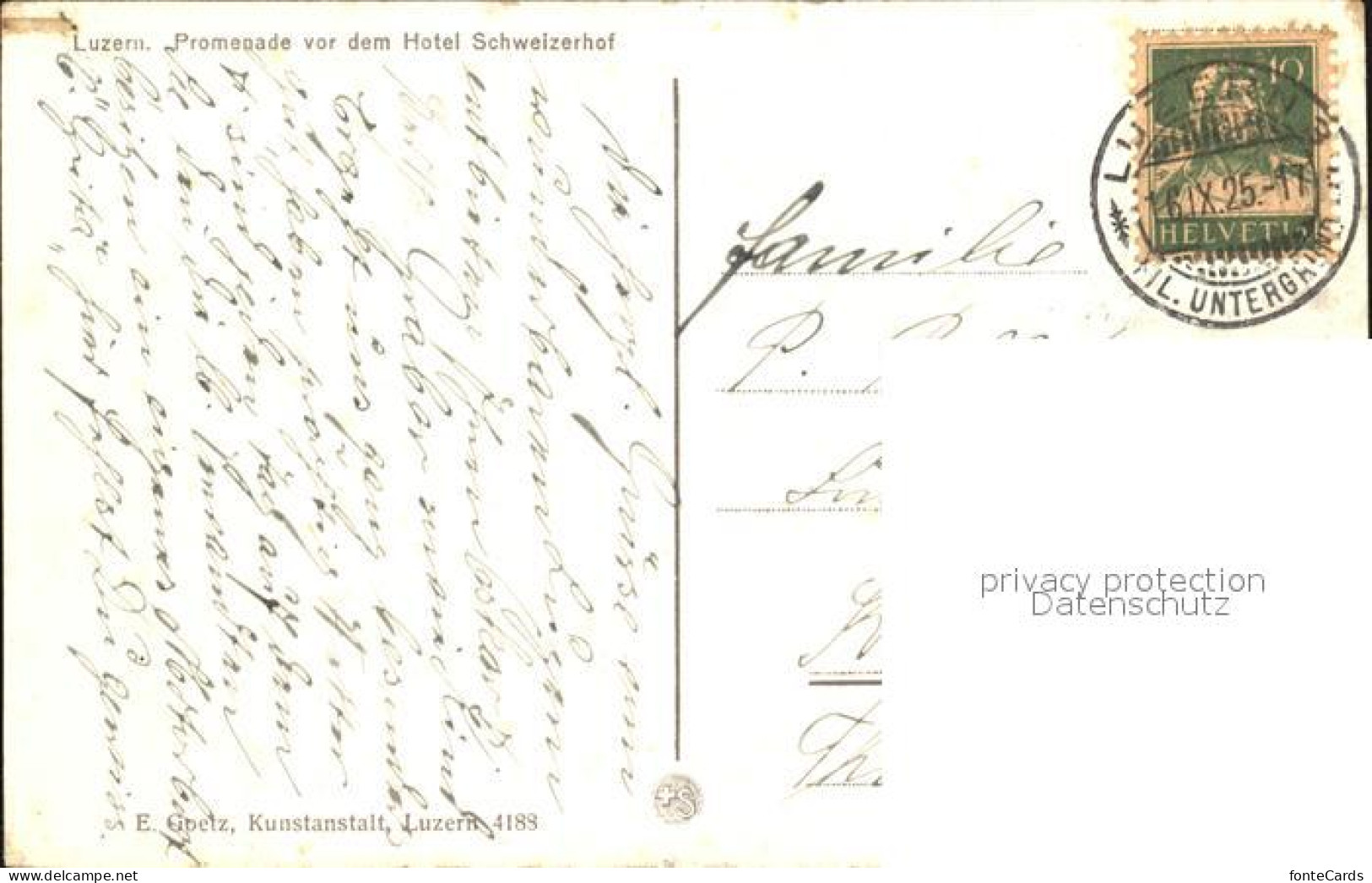 12459453 Luzern LU Hotel Schweizerhof Luzern - Autres & Non Classés