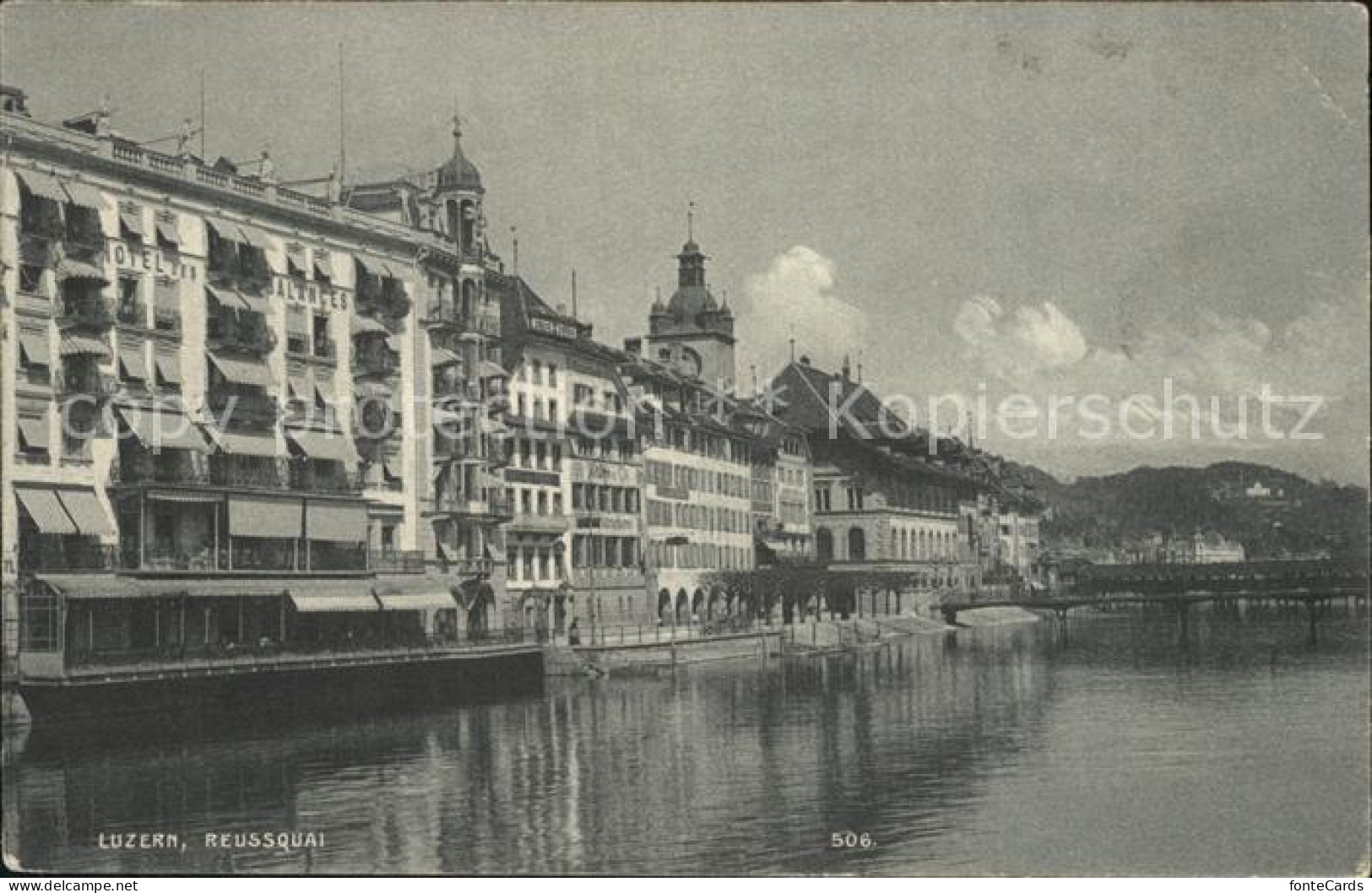 12459398 Luzern LU Reussquai Luzern - Andere & Zonder Classificatie