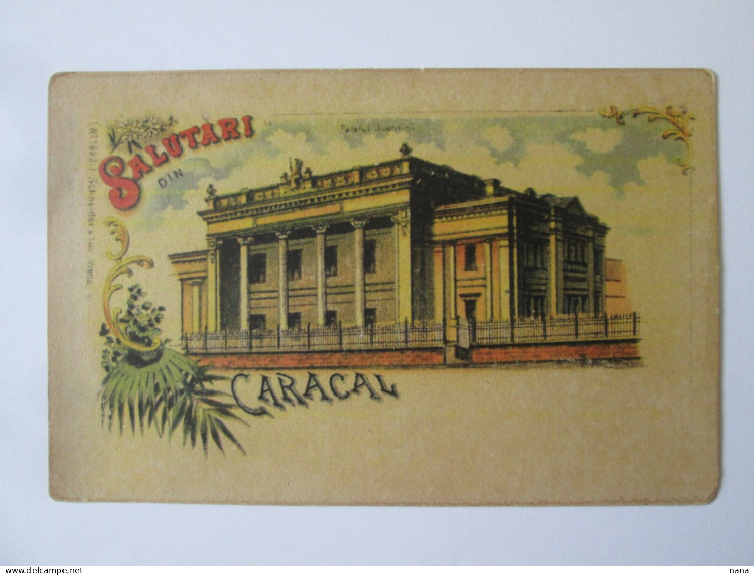 Copie De Carte Postale Roumanie:Salutations Du Caracal/Copy Of Romanian Postcard:Greetings From The Caracal - Roemenië