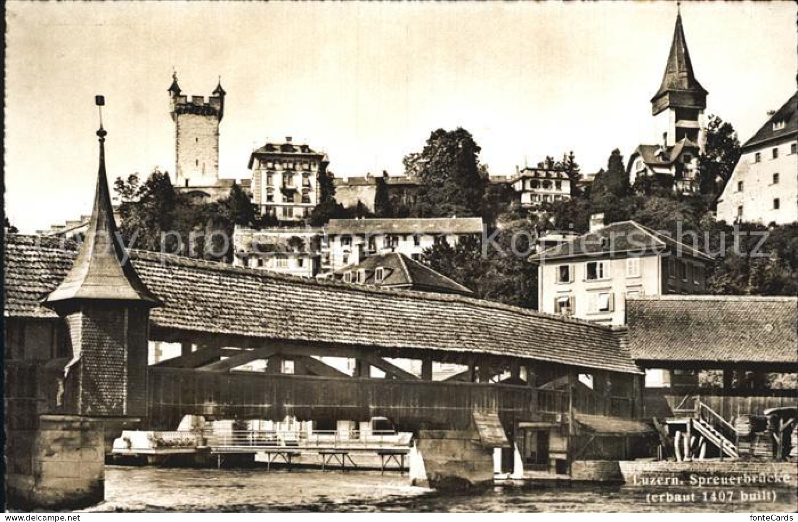 12459380 Luzern LU Spreuerbruecke Luzern - Sonstige & Ohne Zuordnung