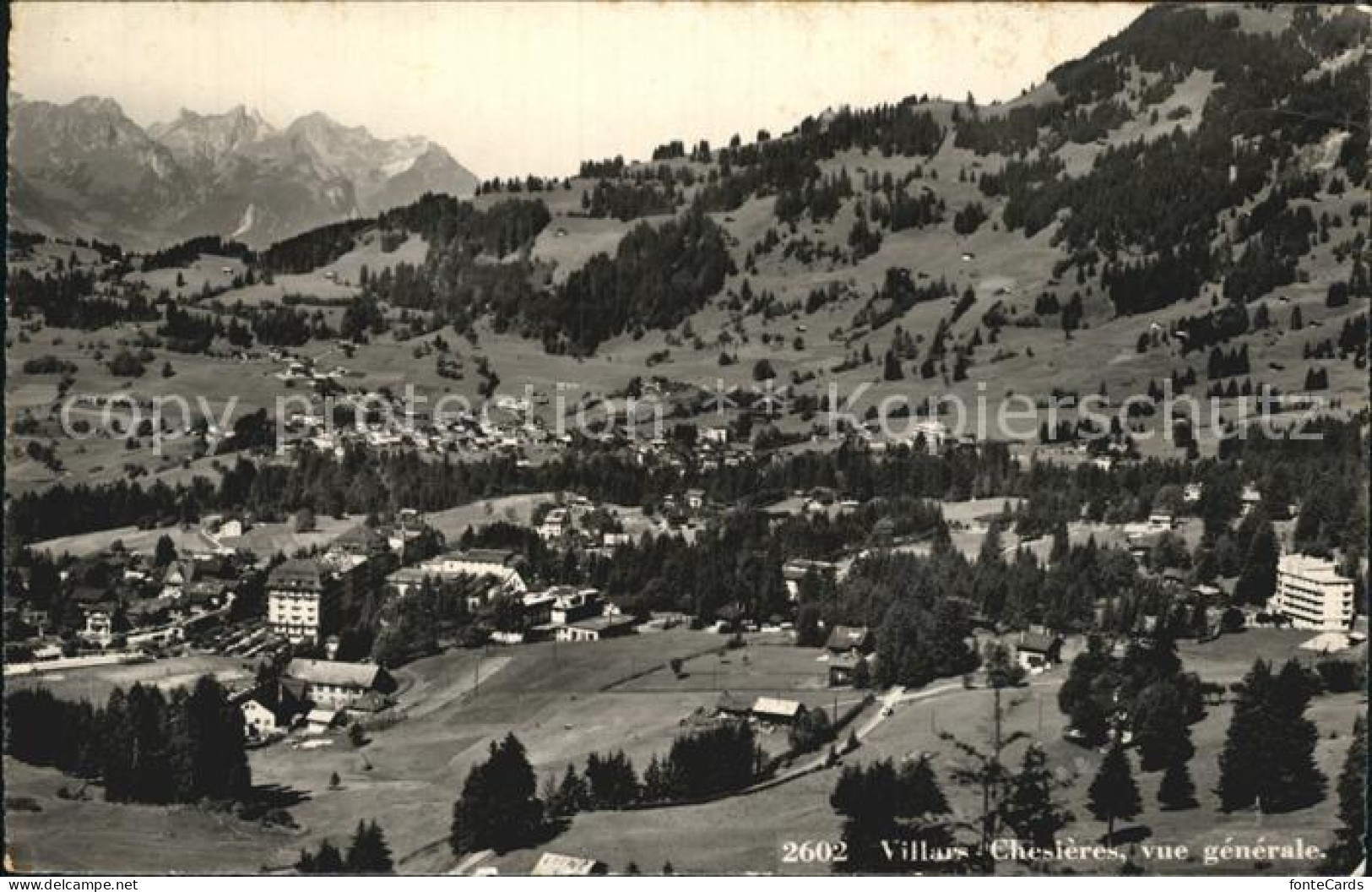 12459360 Villars Chesieres Panorama Villars Chesieres - Andere & Zonder Classificatie