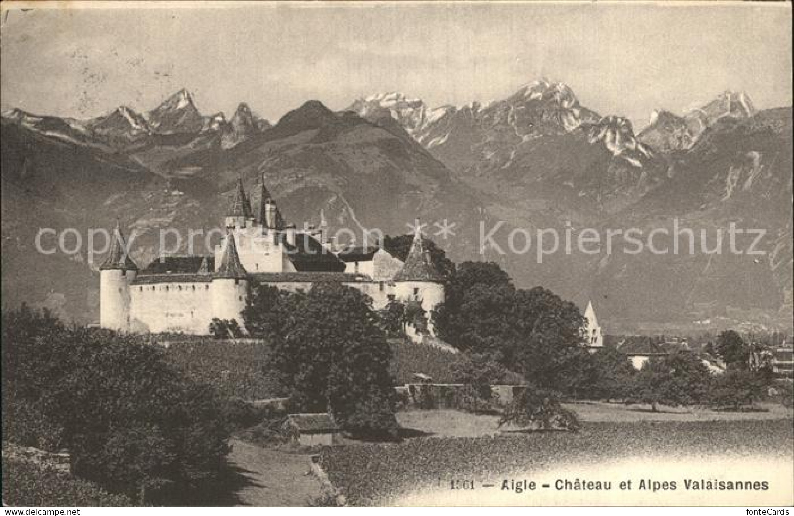 12459348 Aigle VD Chateau Alpes Valaisannes Aigle - Andere & Zonder Classificatie