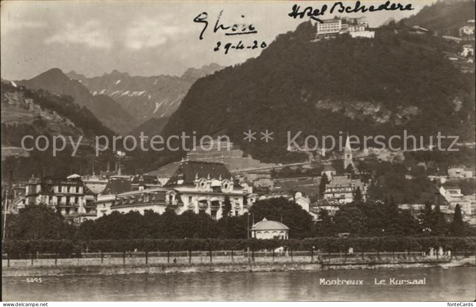 12459330 Montreux VD Kursaal Schloss Montreux - Andere & Zonder Classificatie