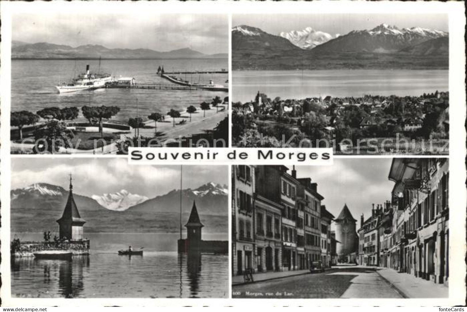 12459310 Morges Mont Blanc Rue De Lac Morges - Andere & Zonder Classificatie