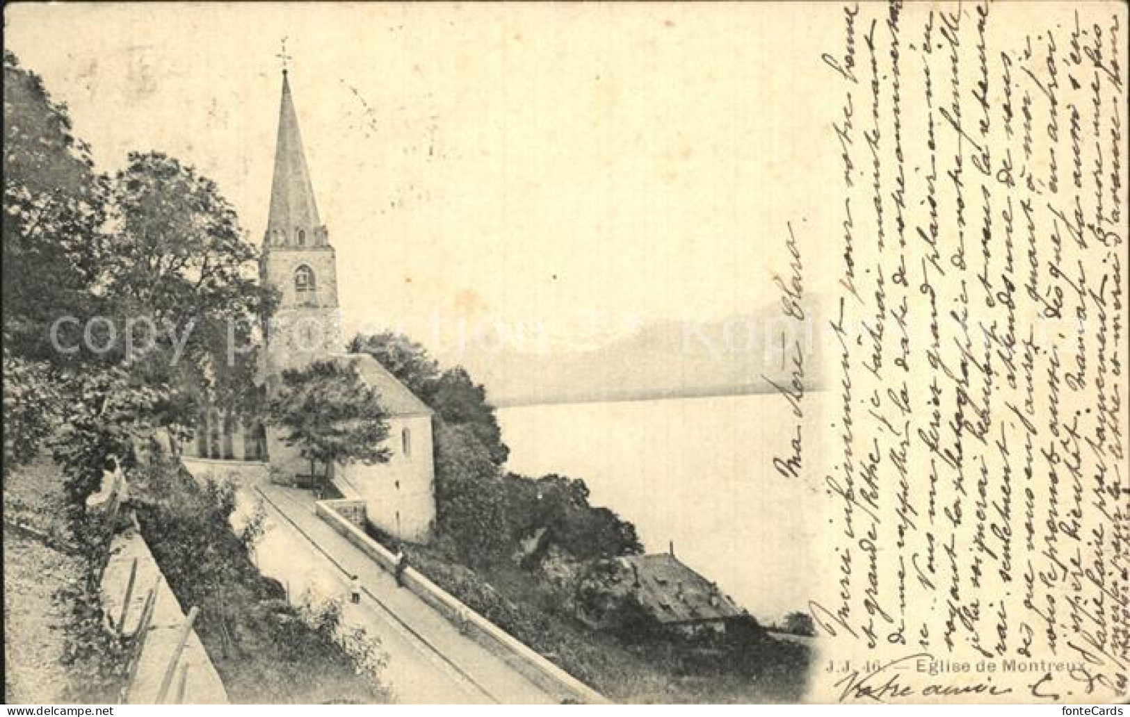 12459300 Montreux VD Kirche Montreux - Andere & Zonder Classificatie