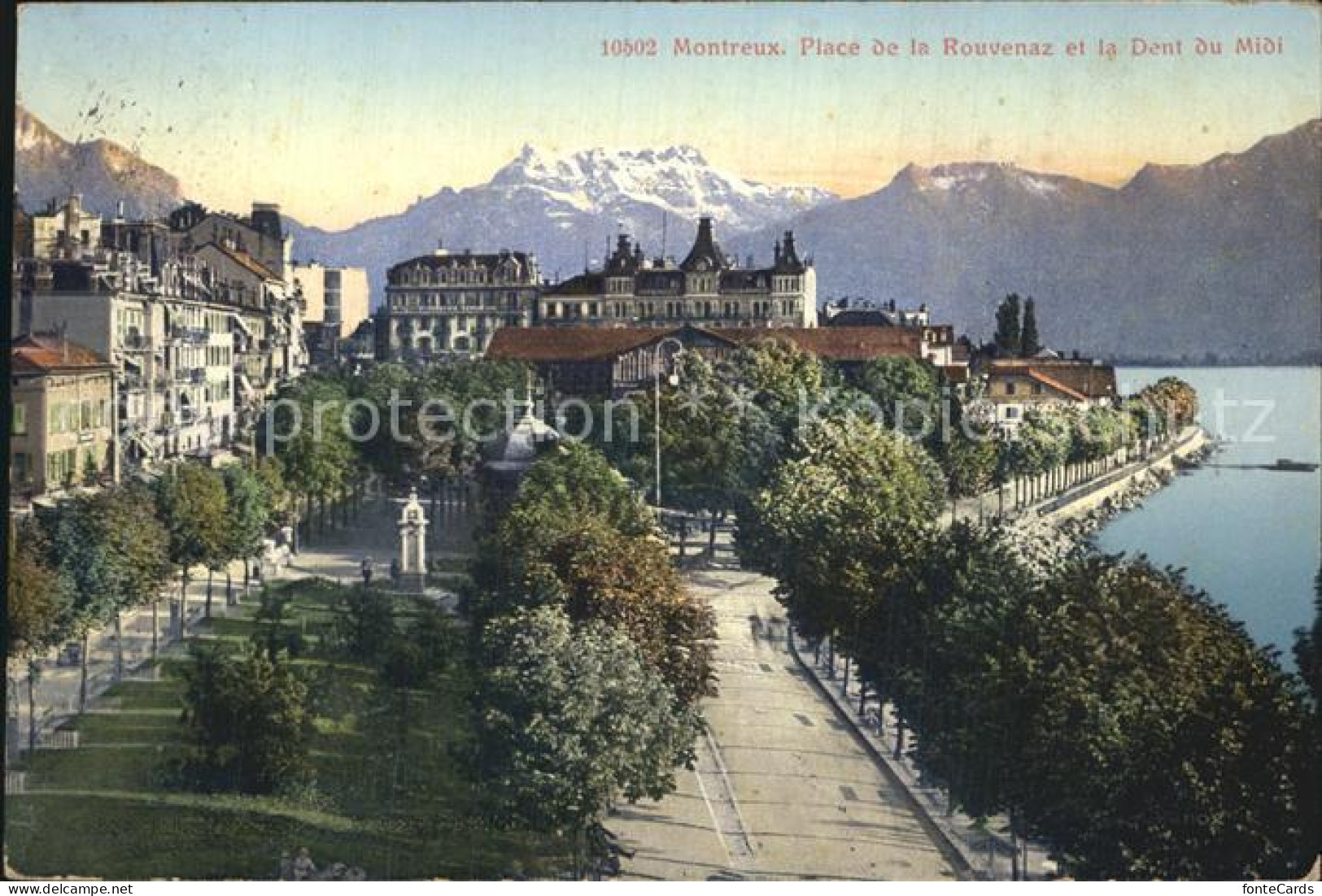 12459282 Montreux VD Place Rouvenaz Dent Du Midi Montreux - Andere & Zonder Classificatie