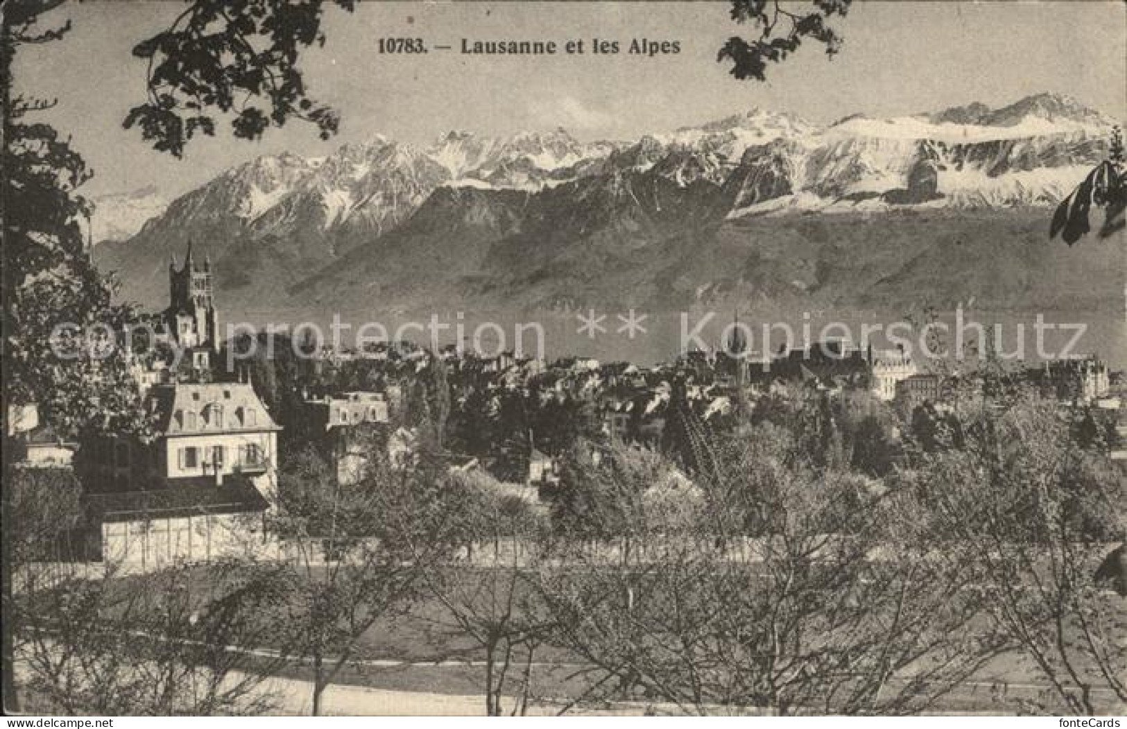 12459228 Lausanne VD Alpen Stadtansicht  Lausanne - Sonstige & Ohne Zuordnung