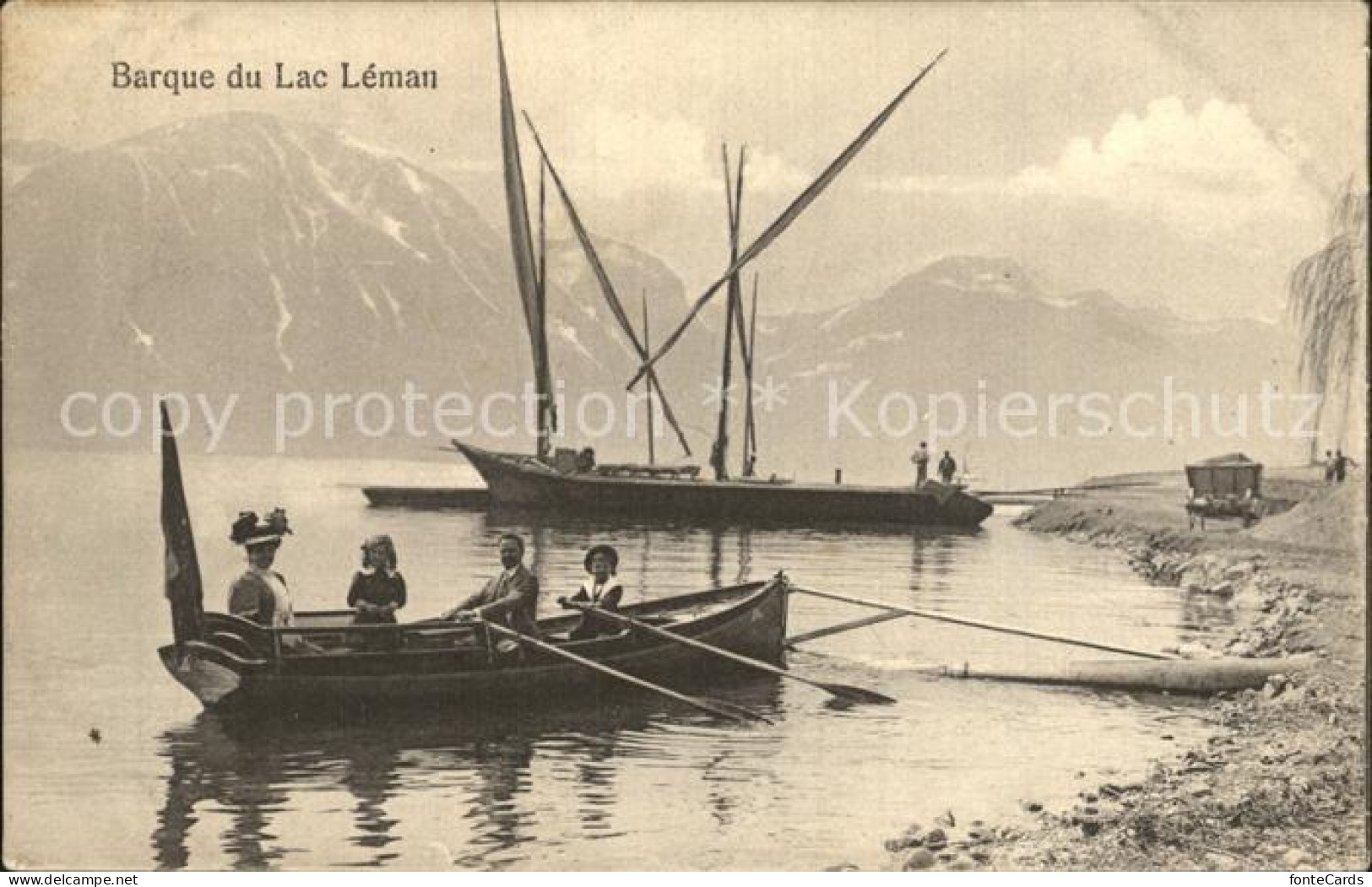 12459222 Lac Leman Genfersee Bootspartie Genf - Andere & Zonder Classificatie
