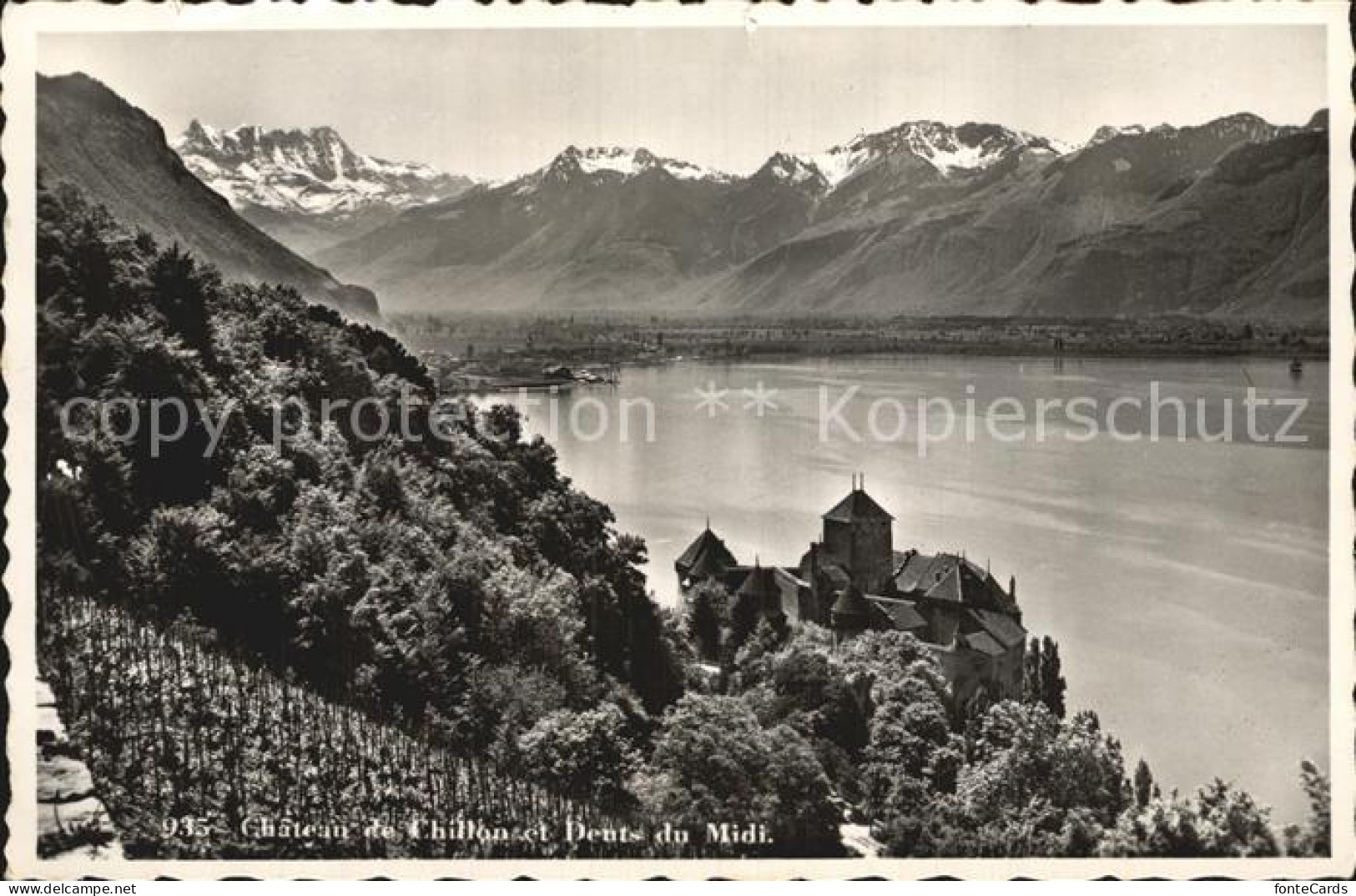 12459182 Chillon Chateau Dents Du Midi Montreux - Andere & Zonder Classificatie