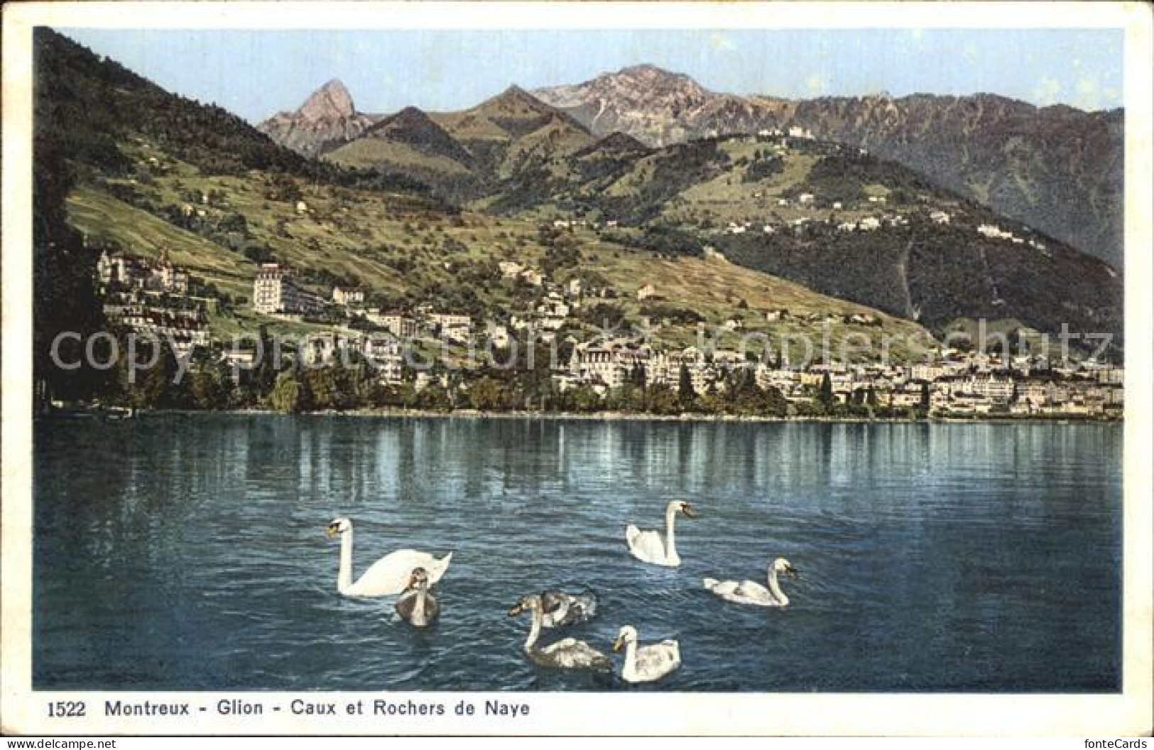 12459172 Montreux VD Glion Caux Rochers De Naye Montreux - Andere & Zonder Classificatie