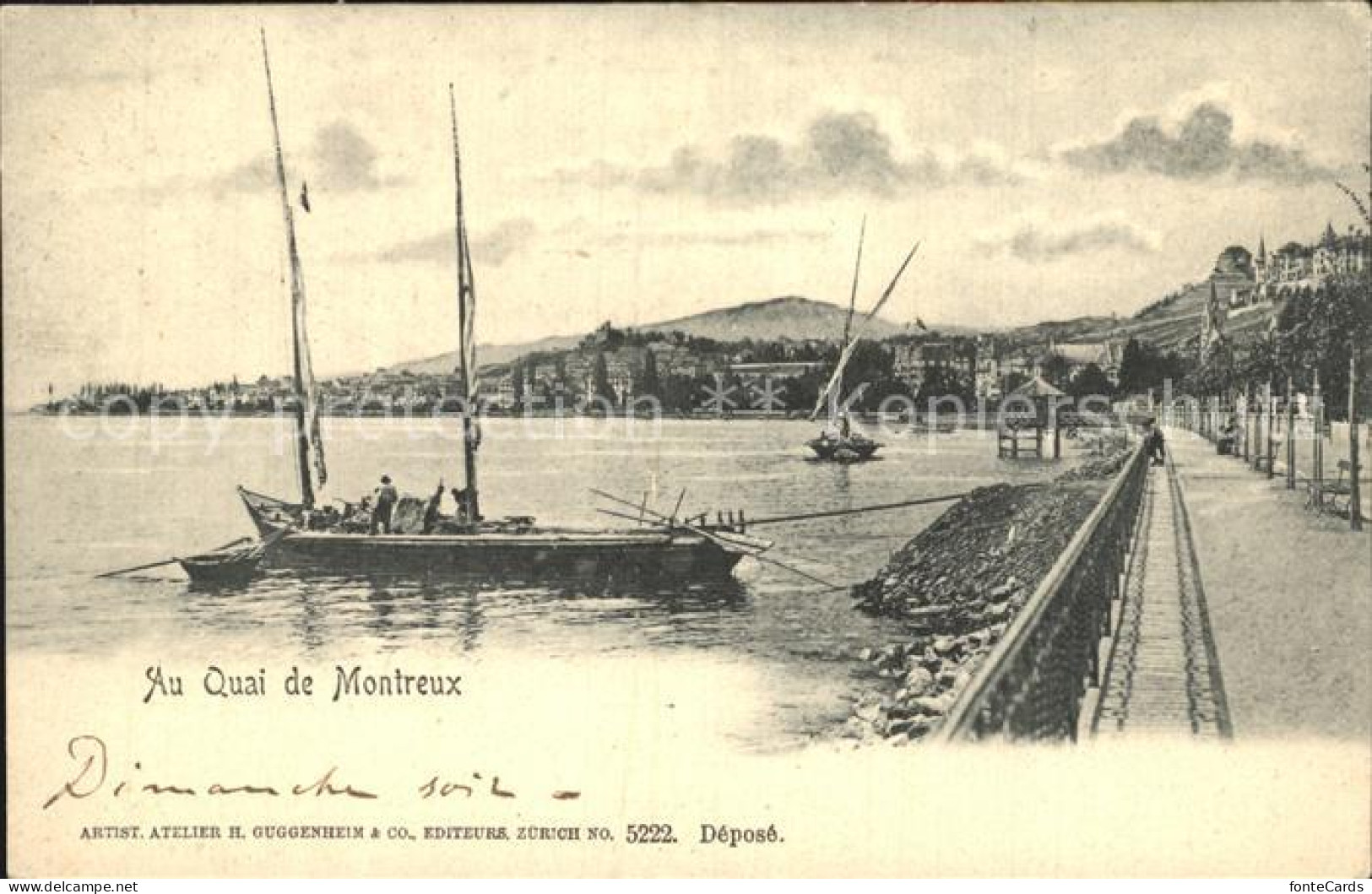 12459171 Montreux VD Hafen Montreux - Andere & Zonder Classificatie