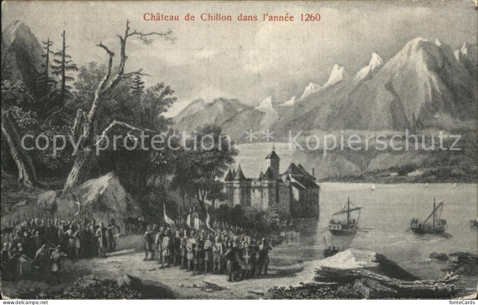 12459161 Chillon Chateau 1260 Montreux - Andere & Zonder Classificatie