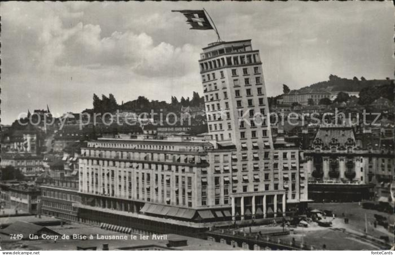 12458734 Lausanne VD Anschlag Im April Bel Air Lausanne - Sonstige & Ohne Zuordnung